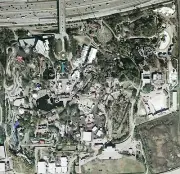ARIAL VIEW ASTROWORLD Map POSTER 24 X 24 Inches beautiful Nostalgia HOUSTON TX