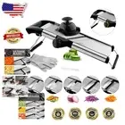 Mandoline Slicer for Effortless Vegetable Prep - Safety Gloves Included