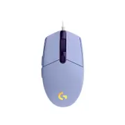 Logitech 910-005851 G203 LIGHTSYNC RGB 6 Button Gaming-grade Sensor Gaming Mouse - Lilac