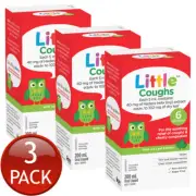 3 x Little Coughs & Chesty Congestion Soothing Relief Cough Liquid Syrup 200mL