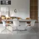 【臺發家具行】北歐小戶型巖板餐桌椅組合家用長方形現代簡約可伸縮折疊桌子飯桌