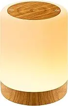 Auxmir LED Bedside Lamp Touch Dimmable with 256 RGB Colours & 4 Modes, Table Lamp Wireless USB Rechargeable Night Light