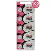 Maxell 301 SR43SW Silver Oxide Watch Batteries (100 Batteries)