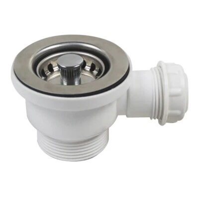 Ergonomic Stainless Steel Sink Strainer Effortlessly Keeps Your Drain Clean