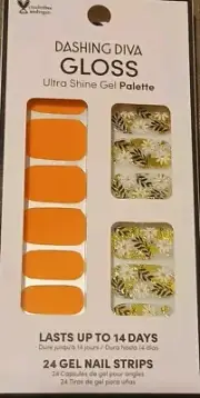 Dashing Diva Gloss Ultra Shine Gel Palette 24 Gel Nail Strips MGS69 Daybreak