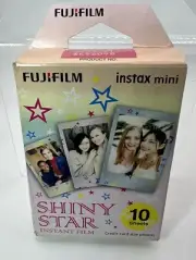 10 FujiFilm Instax Mini 8 Film Shiny Star Instant Film ISO 800 EXP. 11-2022
