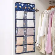 Wall Mounted Underwear Storage Bag Clear Socks Bra Storage Pouches Wardrobe