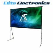 Akia Screens 145” Indoor Outdoor Portable Projector Screen with Stand