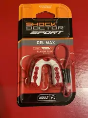 Shock Doctor sport gel Max Mouth Guard flavor Fusion punch age 11 + Box U