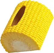 Cabilock Corn Shape Tissue Box Cover Sturdy Resin Easy Clean Home Decor Napkin Holder Kitchen Bathroom