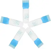 ARTSEWPLY 5pcs Hair Dye Applicator Bottles with Comb Precision Measurement Hair Oil Dispenser for Salon Use Lightweight Rinse Bottle with Scale Versatile Styling Tool