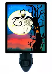Halloween Decorative Photo Night Light, Owl See You Soon, Moon