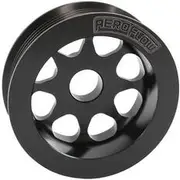 Aeroflow Large Alternator Pulley 2Jz toyota 1Jz Black 3.3" 82mm - AF4080-0006BLK