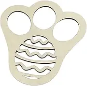 domoi Easter Foot Print Stencil Floor Bunny Foot Print Template Reusable Stencil As Shown 1 Piece