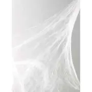 White Spider Web Adult Halloween Accessory