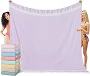 Oversized Turkish Beach Towel Blanket XXL Cotton Sandproof Towels Boho Woven Extra Large Big Sand Free Giant Throw Thick Blankets Huge Quilt XL Picnic Camping Necessities Cloud for Adult Gifts