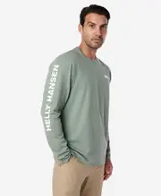 ERVIK L/S T-SHIRT, Cactus | Helly Hansen AU