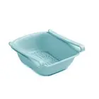 (Blue)Refrigerator Drawer Storage Rack Organizer Kitchen Storage Basket PP St AU