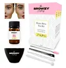 Henna Eyebrow Tint Kit | Eyebrow Tint | Dark Brown Eyebrow Dye | Waterproof