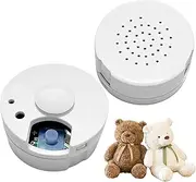 Pack of 2 Soft Toy Dictaphone for Cuddly Toys: 60 Seconds Recording for Soft Bear Toys, Recordable Sound Module, Personalised Voice Recorder for Teddy Bear, Doll, Plush Bear