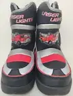 Original Boys Laser Light Snow Boots Fire Truck Child Size 2-3 Boys Winter XLG