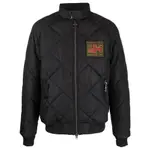 [Barbour] Barbour Logo-patch Quilted Jacket XXL BLACK