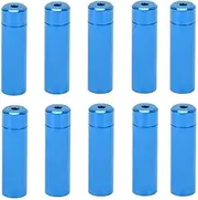 Baxnore 10 PCS Cycle Cable End Caps, Aluminum Alloy 4mm Shifting Cable End Crimps, Lightweight Cycle Brake Cable Caps for Road Mountain Cycle