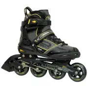 Roller Derby Aerio Men's Inline Skates 10 Black/Yellow
