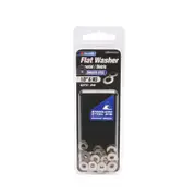 Zenith 1/8" And M3 316 Stainless Steel Flat Washer - 35 Pack
