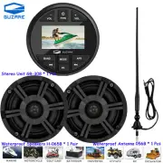 Marine Waterproof Video System Bluetooth Audio Package and 6.5" 300W Speakers