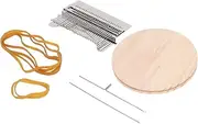 Darning Weaving Loom Kit Small Loom Machine Repair Tool for Hand Knitting Crafts Suitable for Beginners DIY Metal Pine
