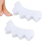 Orthopedic Toe Separators,Breathable Toe Spacers Corrector - Comfortable Soft Protectors Spacers Sleeve for Walking Running Exercise Shoes Sandals