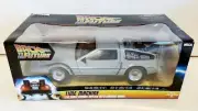 NEW NECA Back to the Future TIME MACHINE 1/16 Scale Die-Cast Replica DeLorean