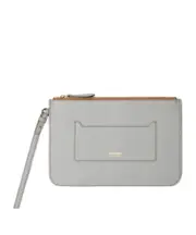 Zippered clutch One size cloud Gray