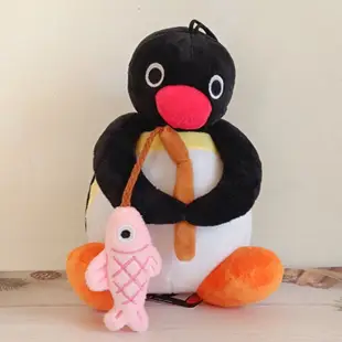 正版 Pingu 企鵝家族 釣魚款 哥哥 企鵝 玩偶 絨毛玩偶 娃娃 布偶 安撫娃娃