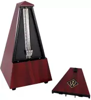 Wittner Maelzel Metronome Heavy Plastic Mahogany /Bell
