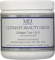 MD Ultimate Beauty Drink Collagen Type I & III, 150 Grams