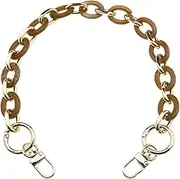 EMSea Chunky Acrylic Purse Strap Handbag Chain Handle Replacement Strap DIY Purse Bag Making Stylish Decoration Accessory 41cm Long