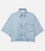 [Agolde] Agolde Rona Box cropped denim shirt AU 12 blue