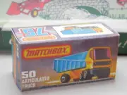 Matchbox Superfast No 50 Articulated Truck Repro Box