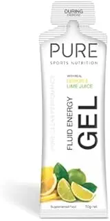 Pure Sports Nutrition Fluid Energy Gels - Lemon Lime - 18 units