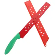Stainless steel melon knife cheese cutter car multifunctional watermelon knife lengthened watermelon cutter slice kitchen