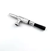 Stout Beer and Coffee Faucet, Silver Nitrogen Draught Keg Tap, Kegerator Beer Tower Tap for Homebrew Cold Brew