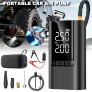 3000A Car Jump Starter Power Bank With Air Compressor Battery Booster With Case