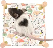 Chinchilla Hammock,Soft Sugar Glider House with Cute Animal Cartoon Patterns | Breathable Play and Sleep House Ferret Cage Toys for Sugar Glider