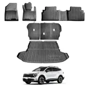 Floor Car Mats Seat Back Kick Cargo Boot Liner Set for Kia Sportage 2021-Onwards Heavy Duty Car Seats Kick Mats Cover