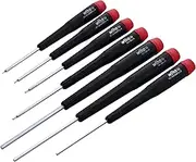 Wiha 26390 Precision Hex Metric Screwdrivers 7-Piece Set