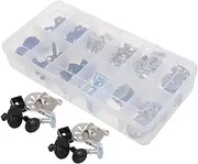 PRETYZOOM Engine Undertray Cover Clips and Screws Automotive Fasteners for Bumper Repair Compatibility for and Durable and Construction Easy Installation