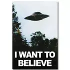The X-Files I Want To Believe TV Poster Art Canvas HD Printed Wall Deocr