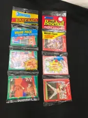 1990 DONRUSS BASEBALL UNOPENED VALUE PACK- 93 CARDS AND 18 PUZZLE PIECES Lot 2